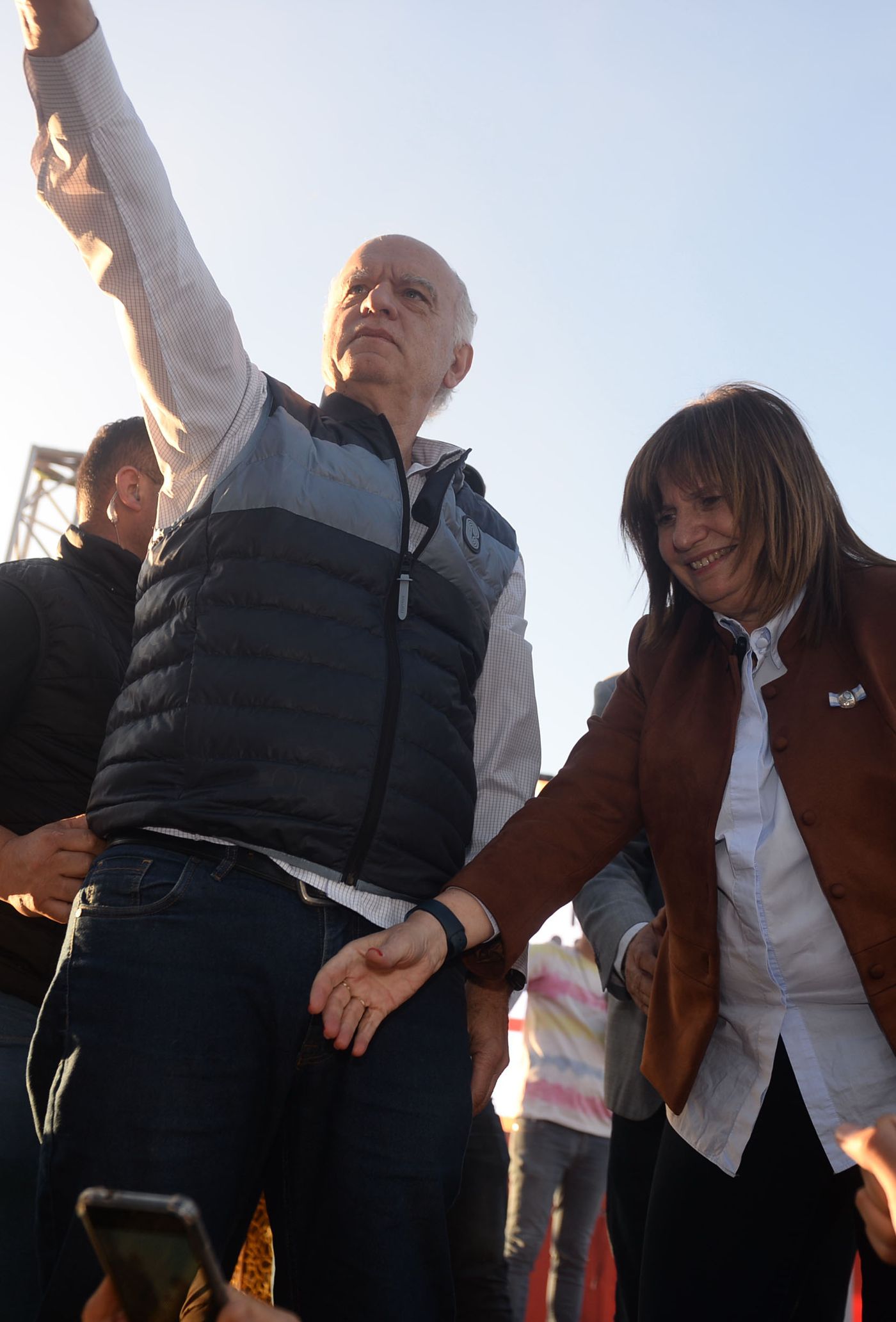 Patricia Bullrich visitó La Plata junto a Julio Garro Somos la única