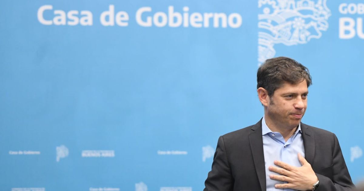 Axel Kicillof Las políticas de Javier Milei parten en dos a la