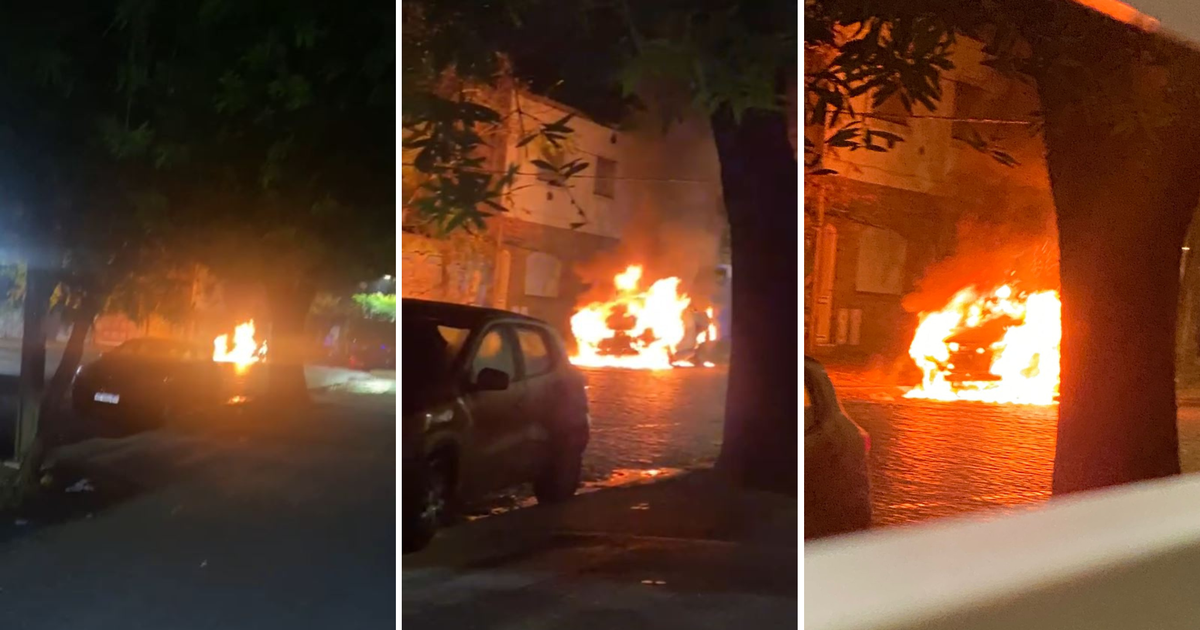 Video Los Quemacoches Volvieron A Atacar E Incendiaron Un Auto En El