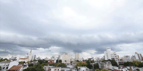 ya llueve en la plata y hay alerta por la posible caida de granizo