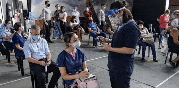 el mapa de los lugares donde se hara la campana de vacunacion en la plata