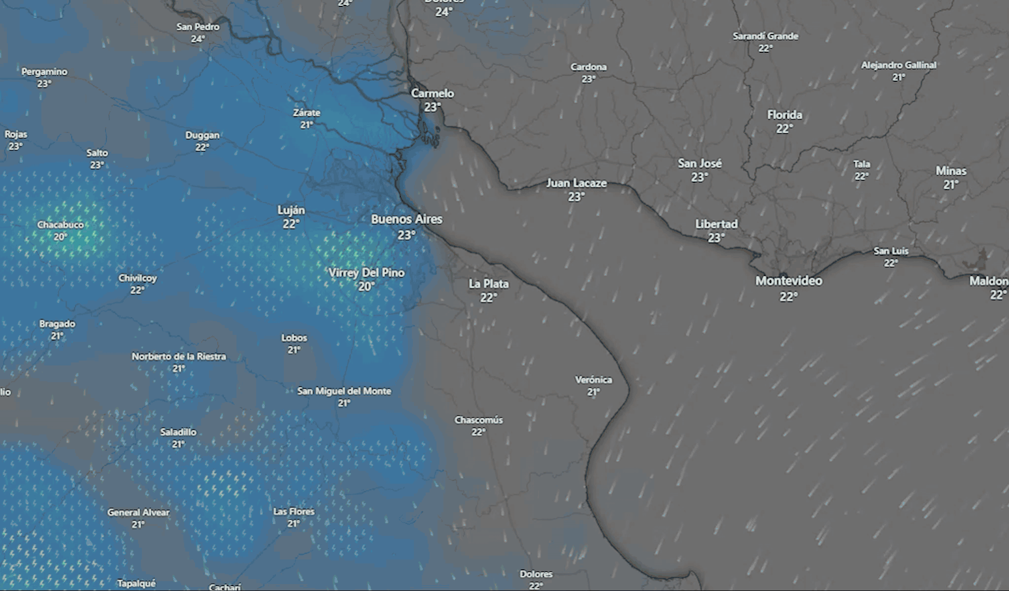 ¿a que hora podria empezar las lluvias pronosticadas para este viernes?