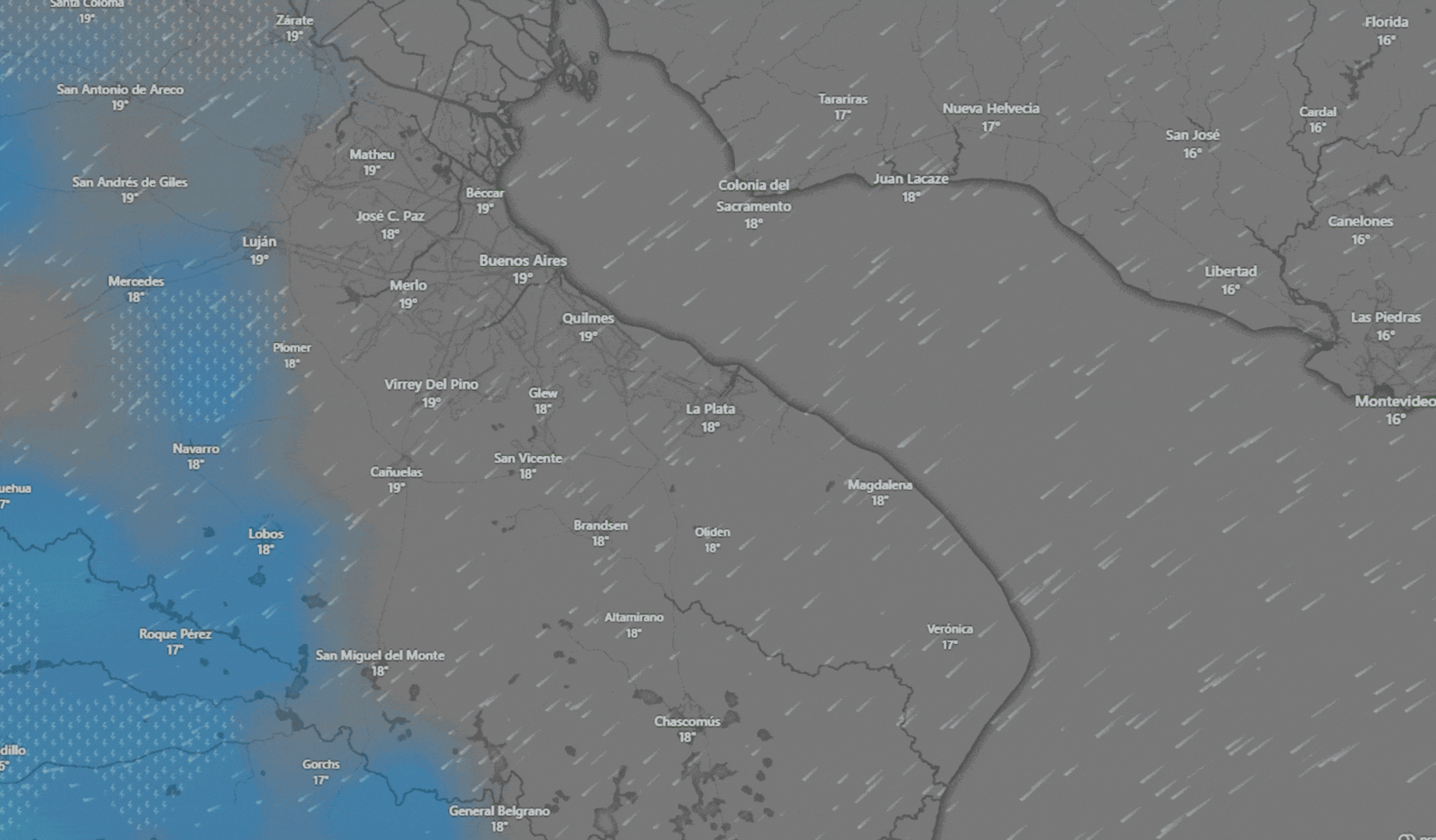 lluvia, viento y alerta: asi llega la ciclogenesis anunciada por los expertos para la plata