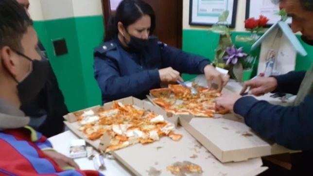 le llevo dos pizzas con marihuana a un detenido de ensenada y lo descubrieron