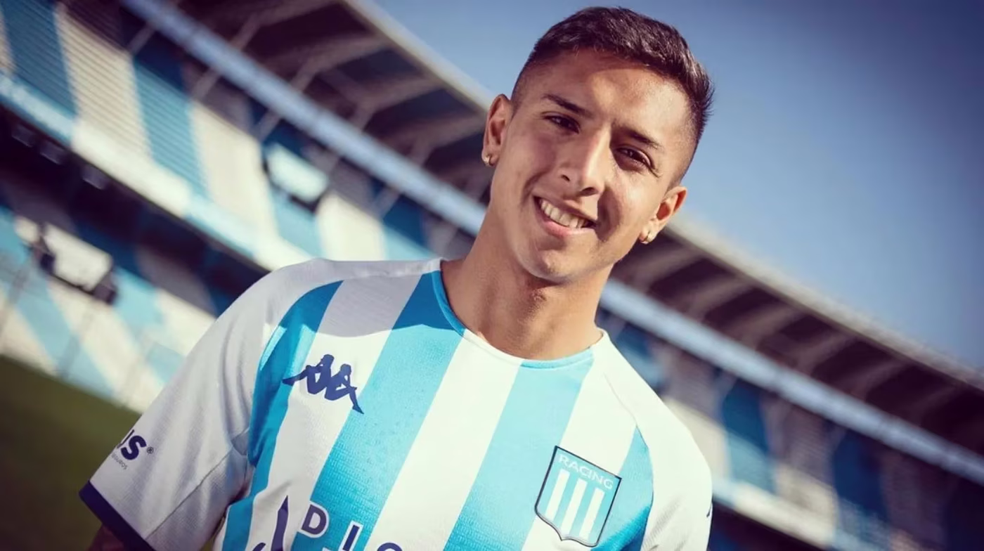 El futbolista de Racing, Agustín Almendra, quedó en boca de todos tras la detención de su padre.