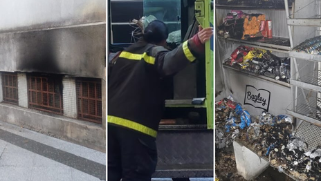 El buffet del Albert Thomas quedó destruido por un incendio y piden ayuda para reconstruirlo El buffet del Albert Thomas quedó destruido por un incendio y piden ayuda para reconstruirlo