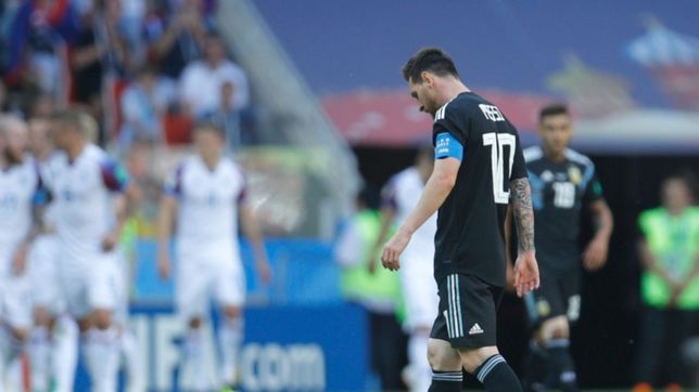 argentina no encuentra la salida y empata con islandia