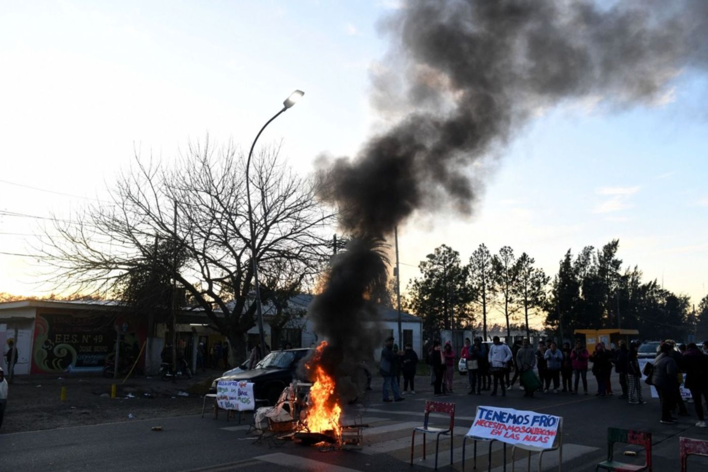 Protesta Escuela N° 49