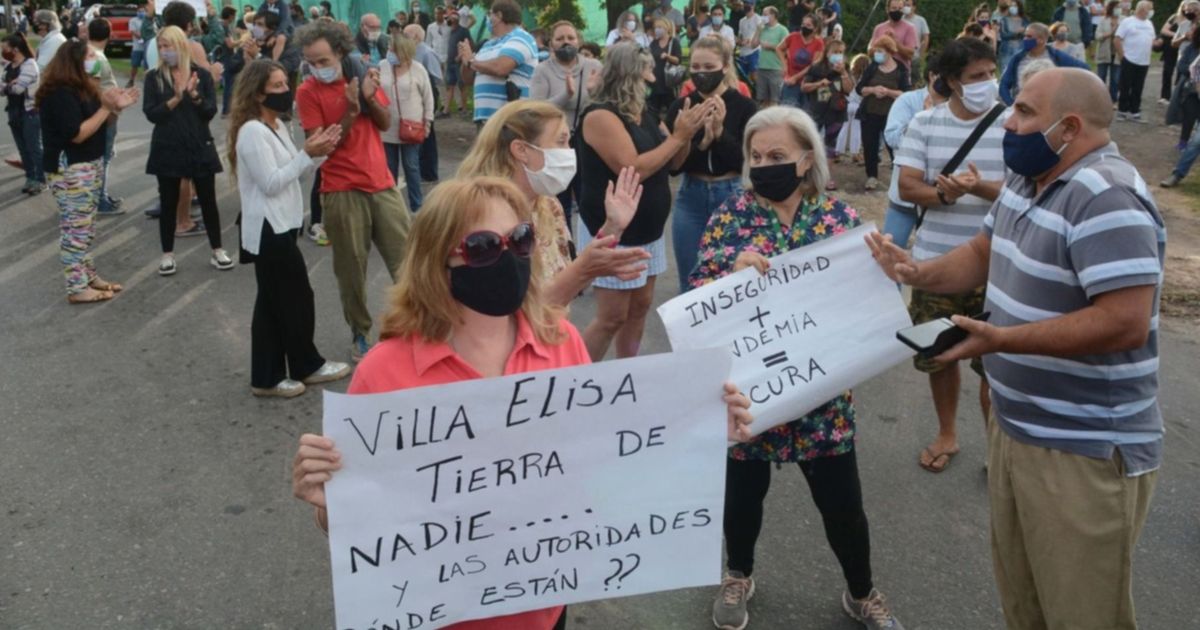 Frustrados y sin respuestas de Berni, Villa Elisa vuelve a movilizarse ...