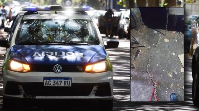 tenia atada a una joven de 22 anos con una cadena e intento ahorcarla