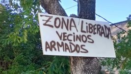 el llamativo cartel que colocaron en la loma en medio de una nueva ola robos
