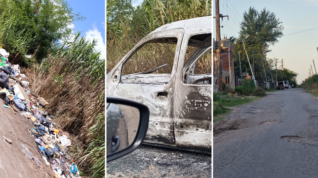 denuncian basurales y un preocupante estado abandono en las inmediaciones del aeropuerto de la plata