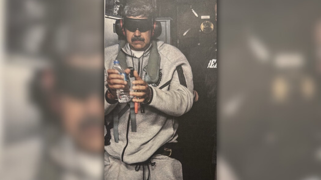 se conocio la primera foto de nicolas maduro detenido por estados unidos