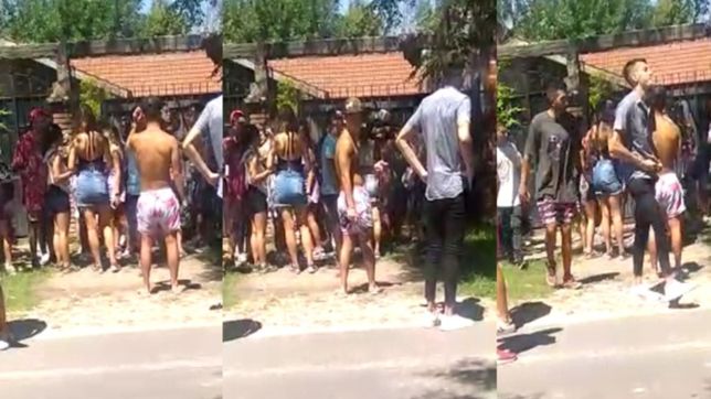 video: asi clausuraron una fiesta electronica a plena luz del dia en villa elisa