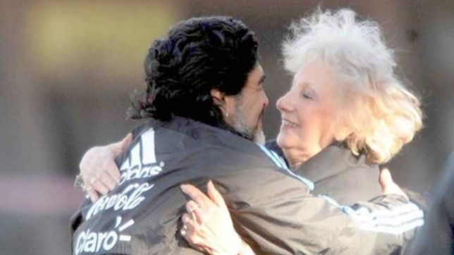 me desperte pensando que todo era un sueno, dijo estela de carlotto sobre maradona