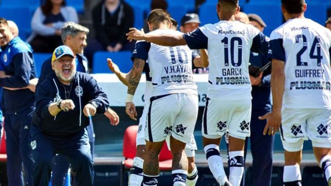 uno por uno, asi fueron los goles del primer triunfo tripero de la era maradona