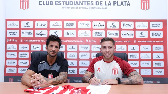 estudiantes anuncio la incorporacion de piovi con un mensaje especial