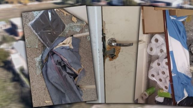 delincuentes atacaron por octava vez una escuela de la plata y provocaron destrozos