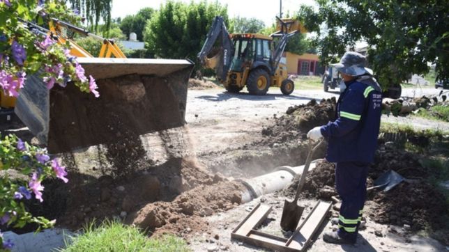 ponen en marcha una obra clave para mejorar la conectividad en un sector de la plata
