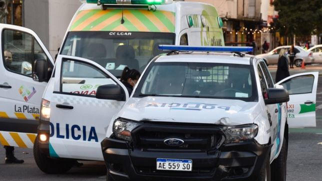 balearon a un repartidor en medio de un violento asalto en la plata