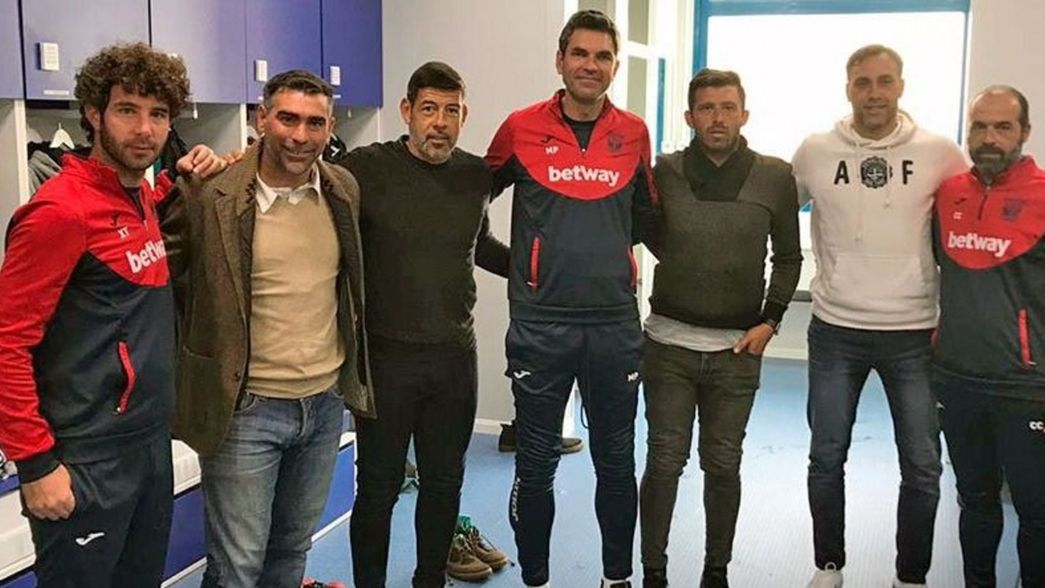 Estudiantes: el Chino y el Chavo estuvieron junto a Mauricio Pellegrino en el Leganés