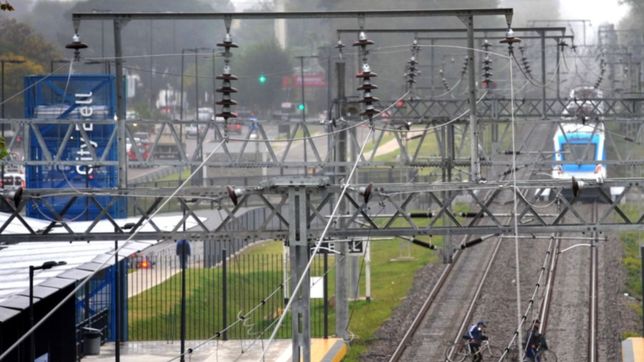 el tren roca no llega a la plata por fallas con el cableado tras el temporal