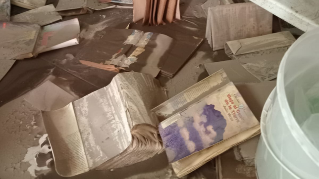 la sade de la plata donara libros a una biblioteca que perdio todo por la inundacion en bahia blanca