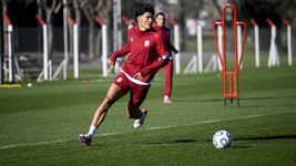 las primeras imagenes del tucu entrenando en estudiantes: ¿debutara en la copa libertadores?