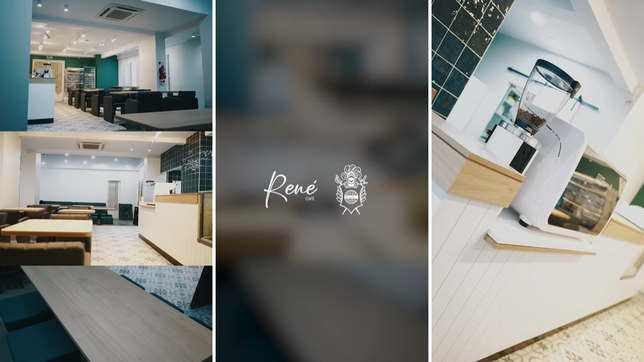 gimnasia publico los avances de la nueva cafeteria: rene cafe