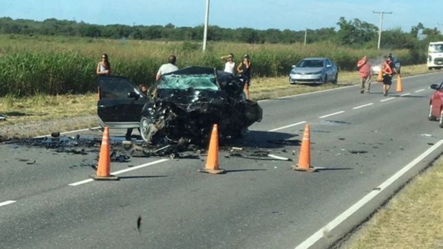 tragedia: dos familias destruidas al chocar de frente con dos autos en la ruta 10