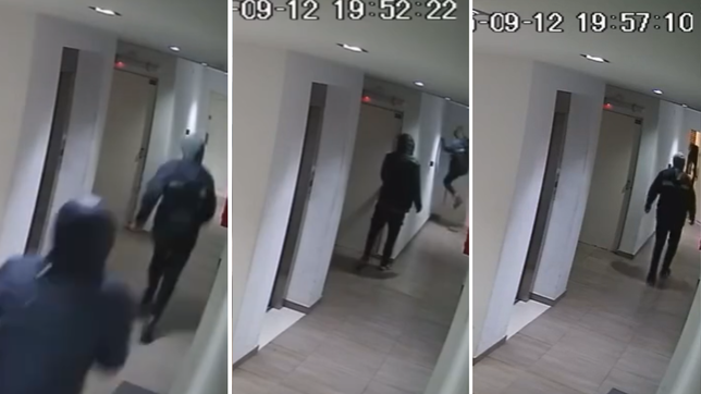 entraron por la fuerza a un edificio de la loma y saquearon un departamento