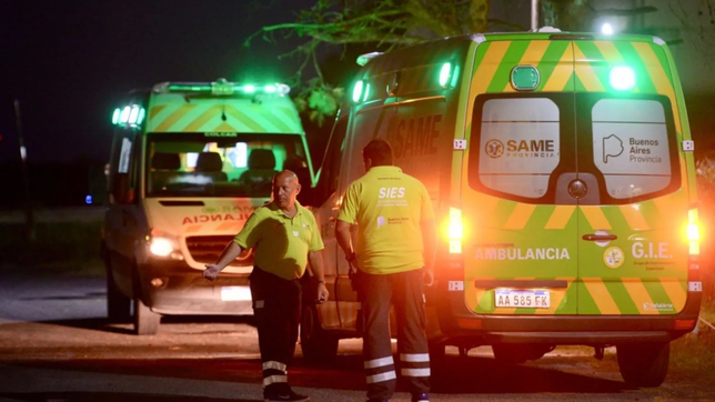 murio un enfermero tras el choque entre una ambulancia y un camion