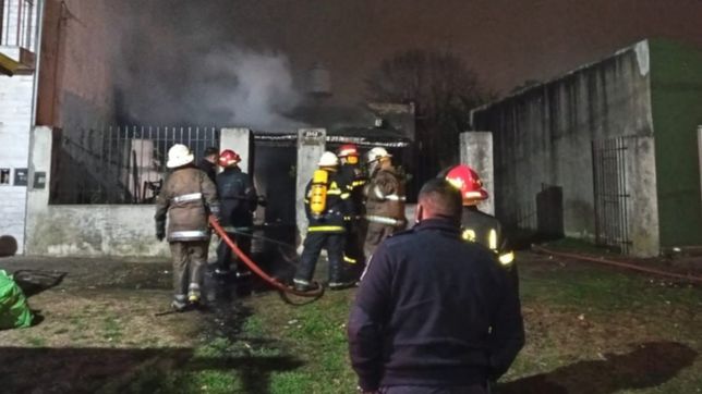 padre e hijo murieron tras un tragico incendio en la plata
