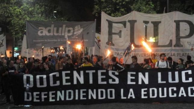 docentes de la unlp definen si aceptan la oferta del gobierno o van al paro
