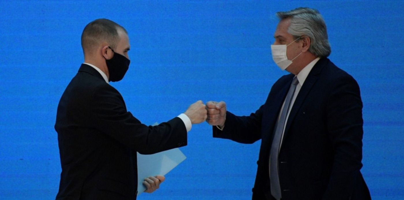 Alberto Fernández y Martín Guzmán