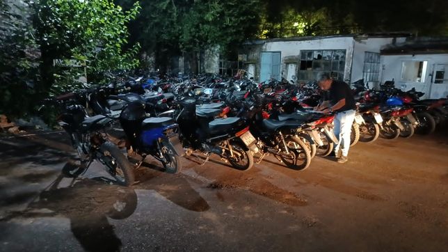 secuestraron casi un centenar de motos en la plata en el marco de diversos operativos viales