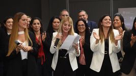 el oficialismo del colegio de abogacia presento su lista ante mas de 500 profesionales