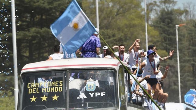 messi, la copa del mundo y la caravana de los campeones no pasara por el obelisco