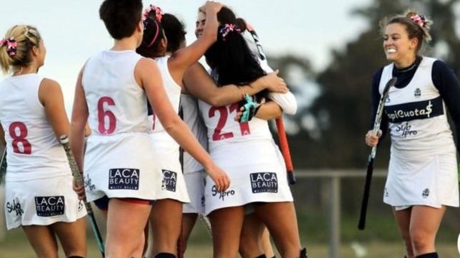 gimnasia de estreno: con distintas actividades, inauguran la cancha de hockey sobre cesped
