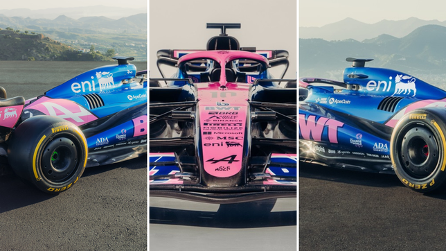 revelaron las imagenes del auto con el que franco colapinto correra en alpine