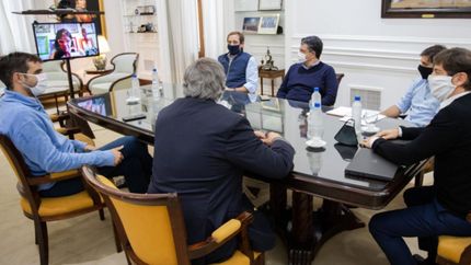 El pedido cara a cara que le hizo Julio Garro a Axel Kicillof por el coronavirus y la cuarentena