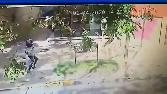 video: atacaron a piedrazos la casa del platense que colgo una bandera del reino unido