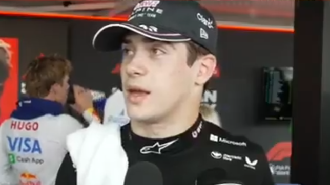 franco colapinto no oculto el enojo y afirmo que fue una carrera para el olvido