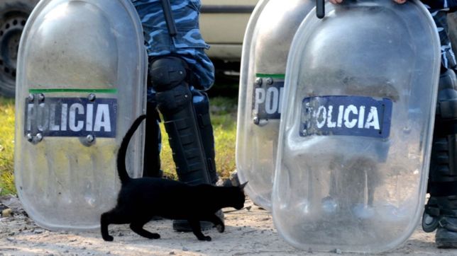 un agente del grupo halcon termino detenido tras golpear y robarle a un chico en la plata