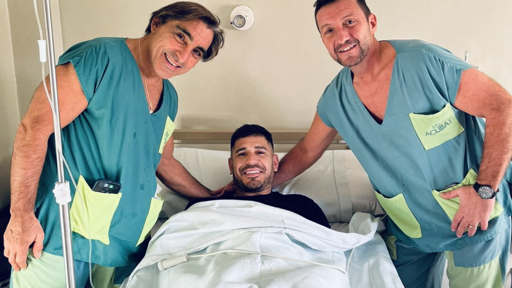 Insfrán fue operado con éxito y ya comienza su rehabilitación