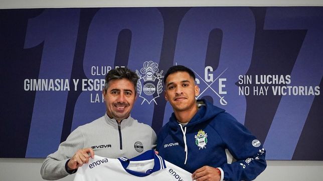 sebastian lomonaco firmo su contrato y fue presentado en gimnasia