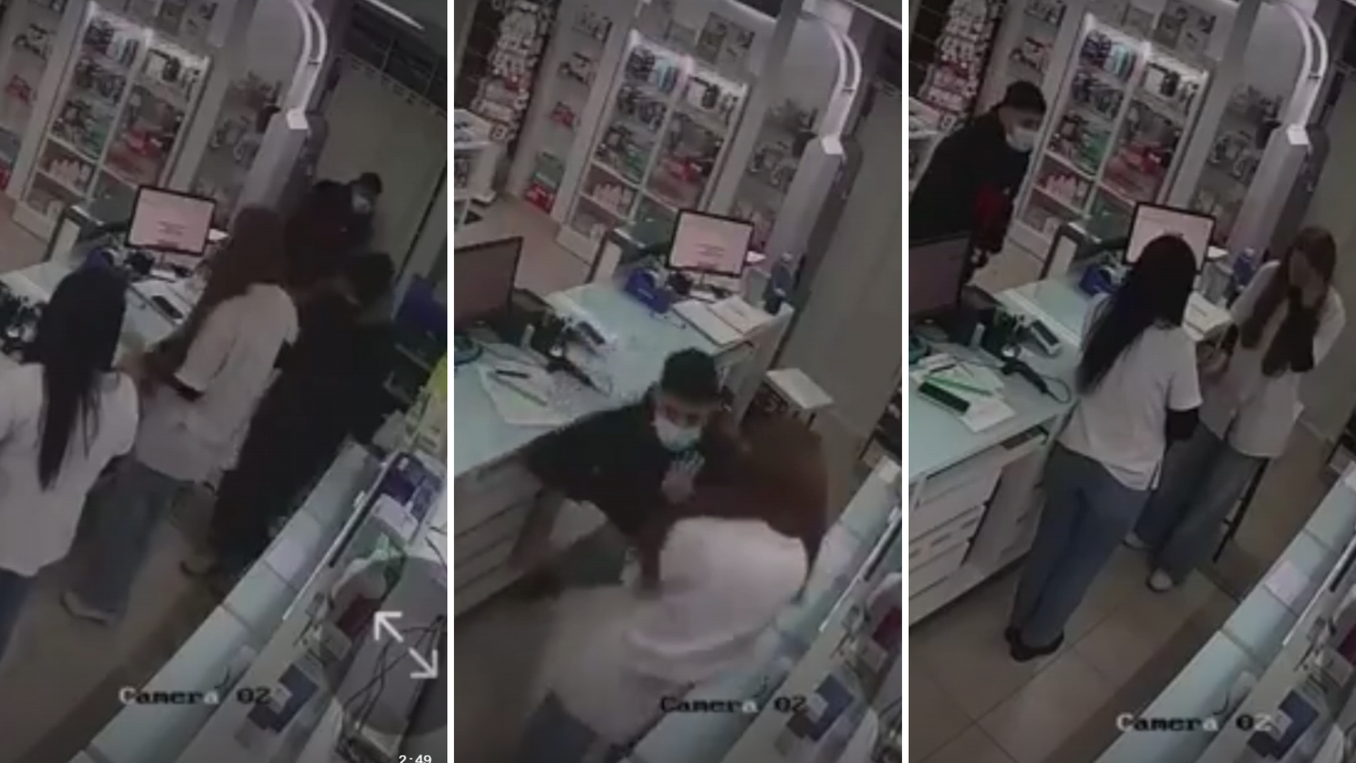 Ladrones asaltaron una farmacia de La Plata y atacaron a dos empleadas