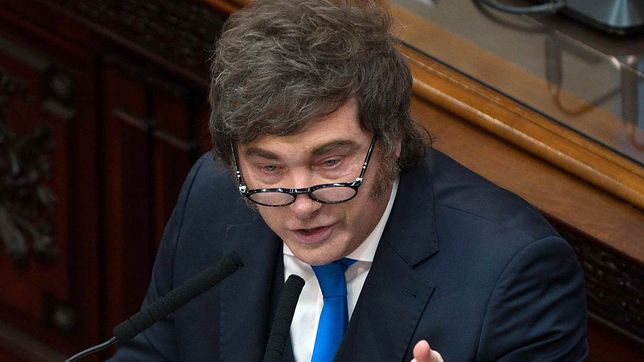 milei abrio sesiones en el congreso y apunto al kirchnerismo: manga de chorros