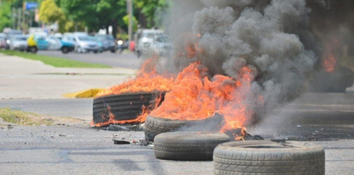 Quema de gomas Piquete