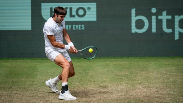 el duro partido que enfrento tomas etcheverry en la previa de wimbledon